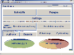 Hauptmenü Produktionsdatenbank