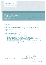 Teilnahmebescheinigung Fehlersichere SIMATIC S7 mit Distributed Safety programmieren